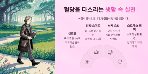 혈당을 다스리는 생활 속 작은 실천들