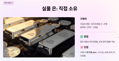 실물 은
