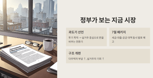 정부가 말하는 지금 부동산 시장의 의미