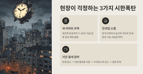 현장이 걱정하는 3가지 시한폭탄