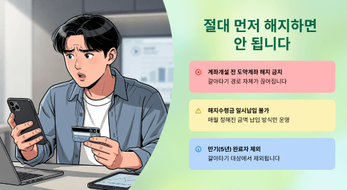 절대 먼저 해지하면 안 되는 이유