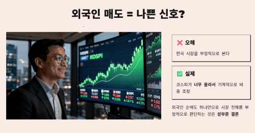 외국인 매도 뉴스