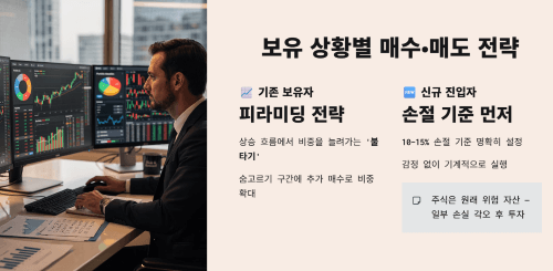 보유 상황에 따라 달라지는 매수·매도 전략