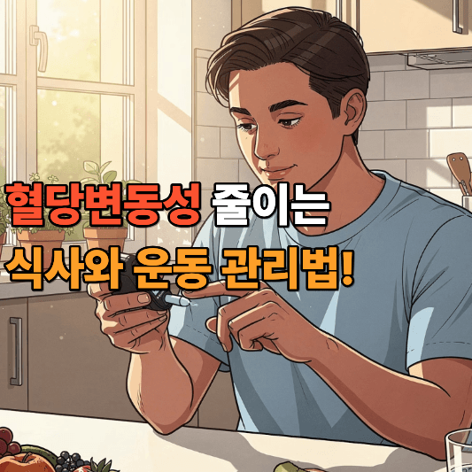 혈당변동성 줄이는 식사 운동 관리법