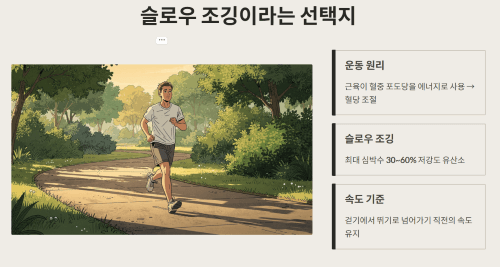 슬로우 조깅이라는 선택지