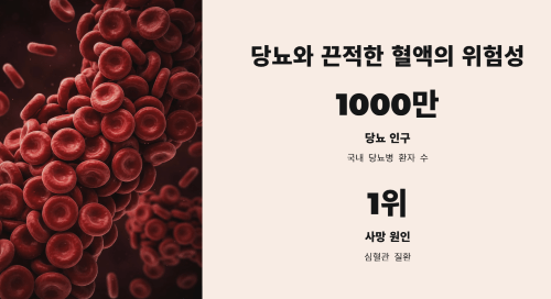 당뇨와 끈적해진 혈액의 위험성