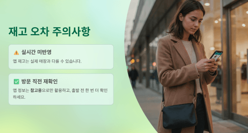 실제 재고 오차 주의사항