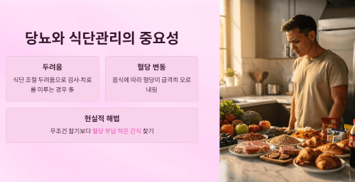 당뇨와 식단관리의 중요성