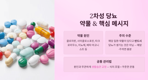 약물로 인한 2차성 당뇨병