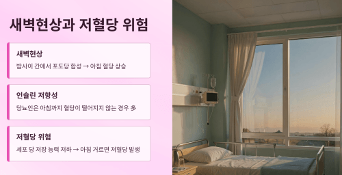 새벽현상과 저혈당 위험