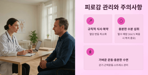 피로감 관리와 주의사항