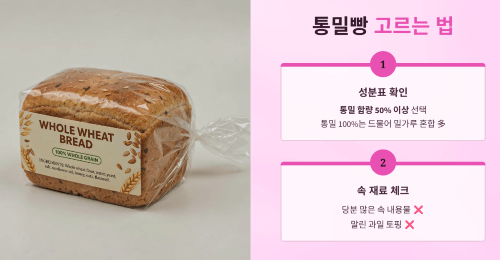 통밀빵 고르는 법