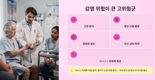 감염 위험이 큰 고위험군