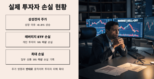 단일종목 레버리지 ETF 투자자들의 손실 현황