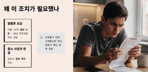 정부가 이번 조치를 결정한 배경
