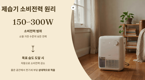 제습기 소비전력 원리