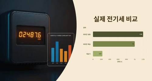 실제 전기세 비교