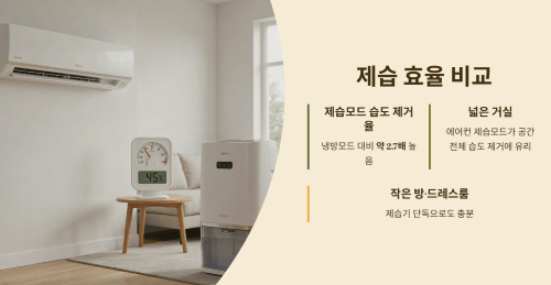 제습 효율 비교