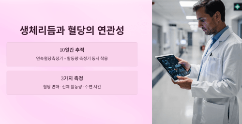 국내 연구가 밝힌 생체리듬과 혈당의 연관성
