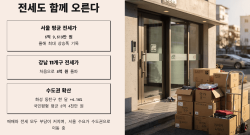 매매만이 아니라 전세도 함께 오르는 이유