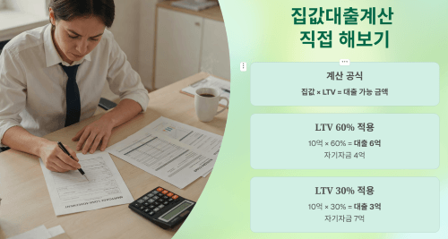 집값대출계산 직접 해보기