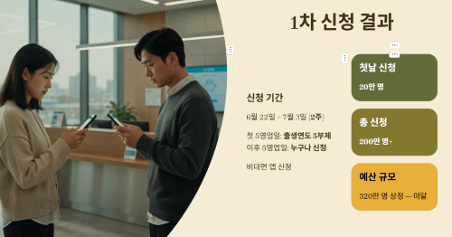 1차 신청 일정