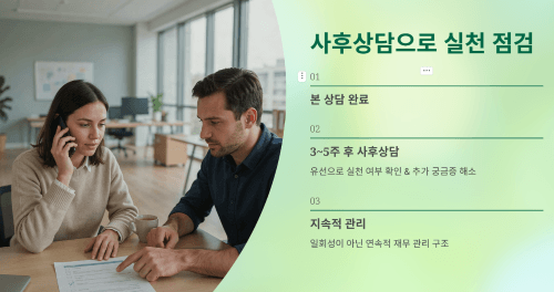 상담 이후 절차