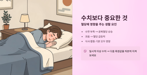 측정값에 영향을 주는 세부 조건