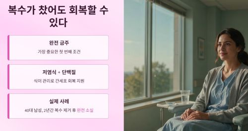 복수가 찼을 때의 회복 가능성