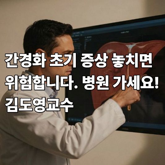 간경화 초기 증상 놓치면 위험합니다 병원 가세요, 김도영교수 간경화 초기 증상 놓치면 위험합니다 병원 가세요, 김도영교수