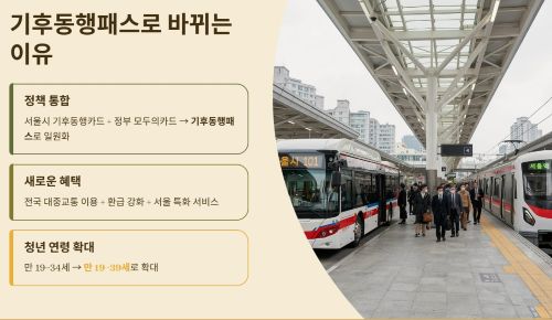 기후동행패스로 바뀌는 이유