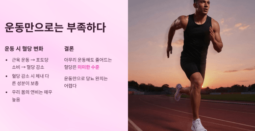 운동만으로는 부족한 이유
