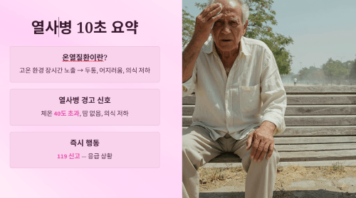 열사병 10초 요약