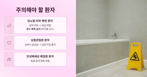 주의해야 할 환자