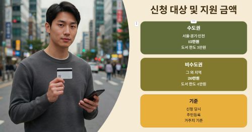신청 대상과 지원 금액