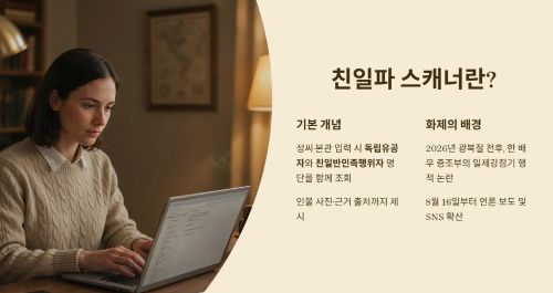 친일파 스캐너란 무엇인가