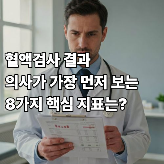 혈액검사 결과 의사가 가장 먼저 보는 8가지 핵심 지표는 혈액검사 결과 의사가 가장 먼저 보는 8가지 핵심 지표는