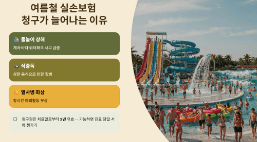 여름철 실손보험 청구가 늘어나는 이유