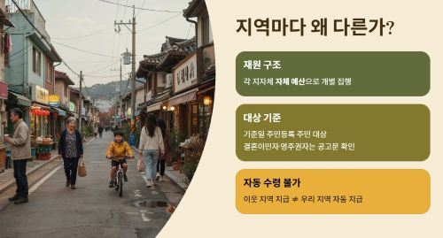 지자체마다 왜 이렇게 다른가