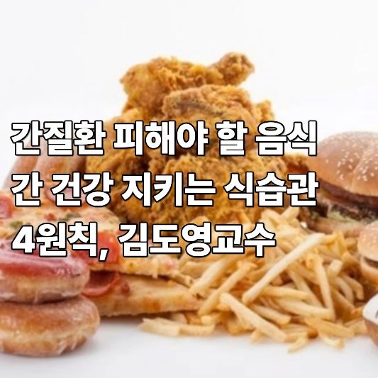 간질환 피해야 할 음식 간질환 피해야 할 음식