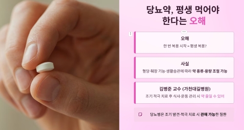 당뇨약, 평생 먹어야 한다는 오해