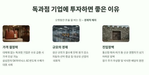 독과점 기업에 투자하면 좋은 이유