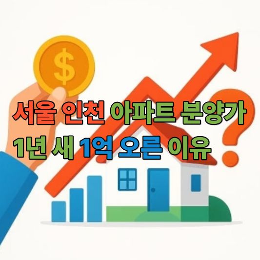 서울 인천 아파트 분양가