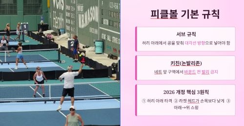 피클볼 기본 규칙